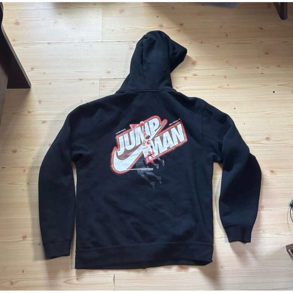 Nike Air Jordan Jumpman Fleece Zip up Hoodie NBA Finals 1998 Game 4 Men's Size S